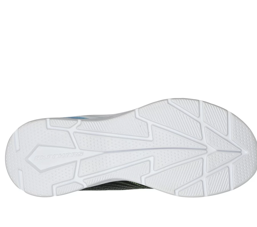 SKECHERS Kids Microspec Max II Sneakers in Black & Lime - Zarborg Style