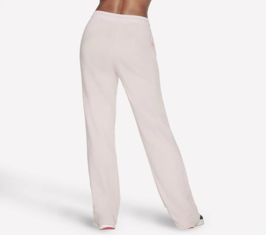 SKECHERS Women's Light Pink Skech-Sweats Diamond Pant Comfortable Sweatpants