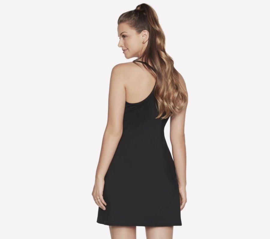 SKECHERS Women's Black Go Stretch Active Dress for Comfort & Movement
