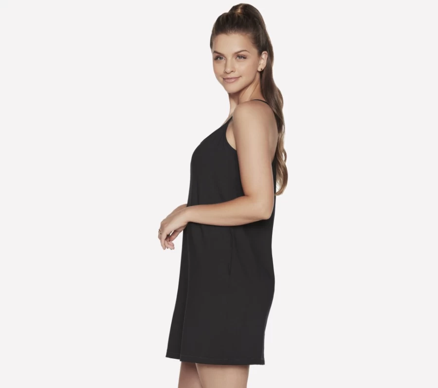 SKECHERS Women's Black Go Stretch Active Dress for Comfort & Movement
