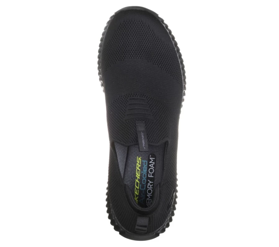 SKECHERS Men's Elite Flex Wasick Sneakers in Black - Comfortable Walking Shoes