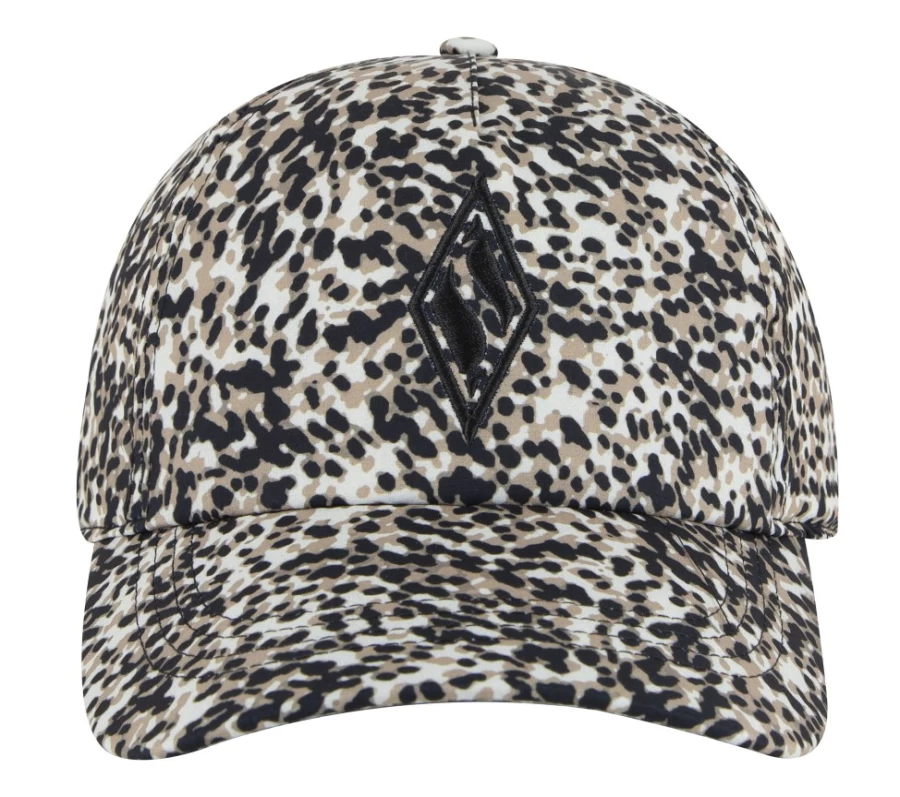 SKECHERS Women's Mini Cheetah Blocked Hat in Brown/Tan - Stylish Baseball Cap for Women