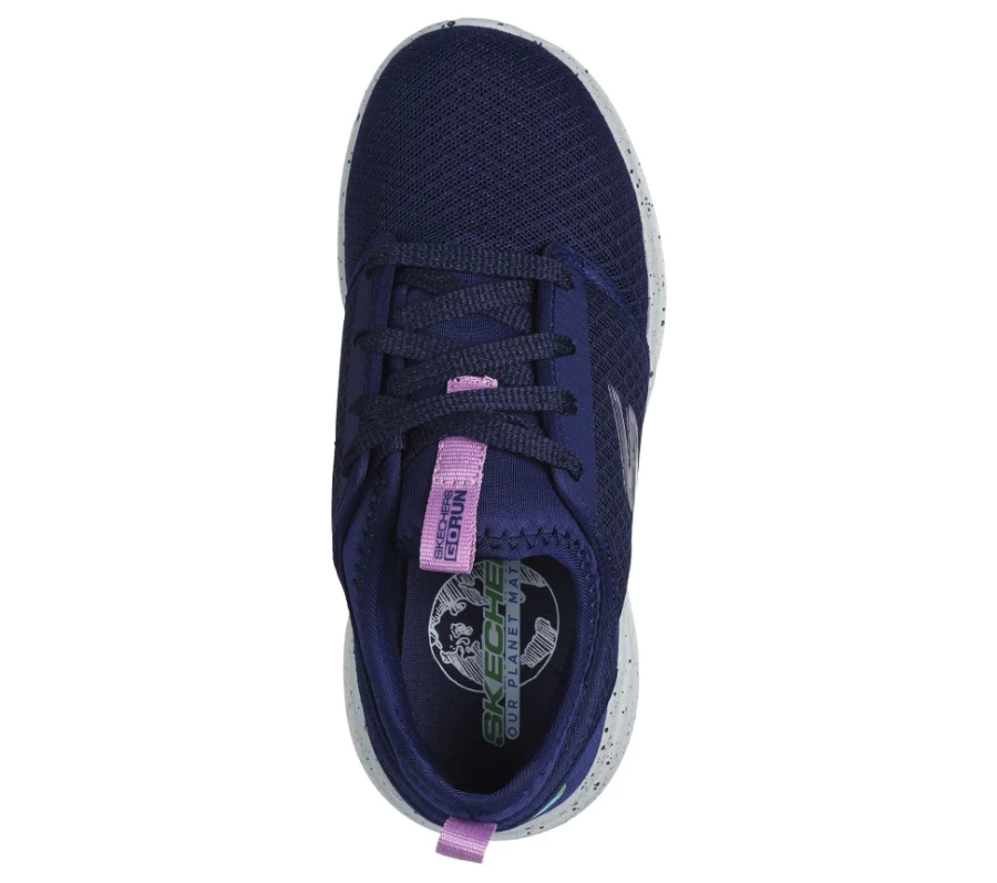 SKECHERS Kids Navy Go Run Fast - Recycled Running Shoes