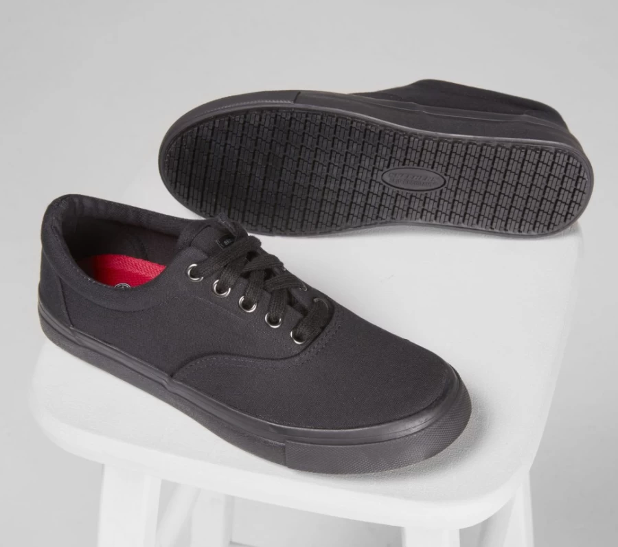 SKECHERS Women's Work Relaxed Fit Sudler Sr Sneakers in Black