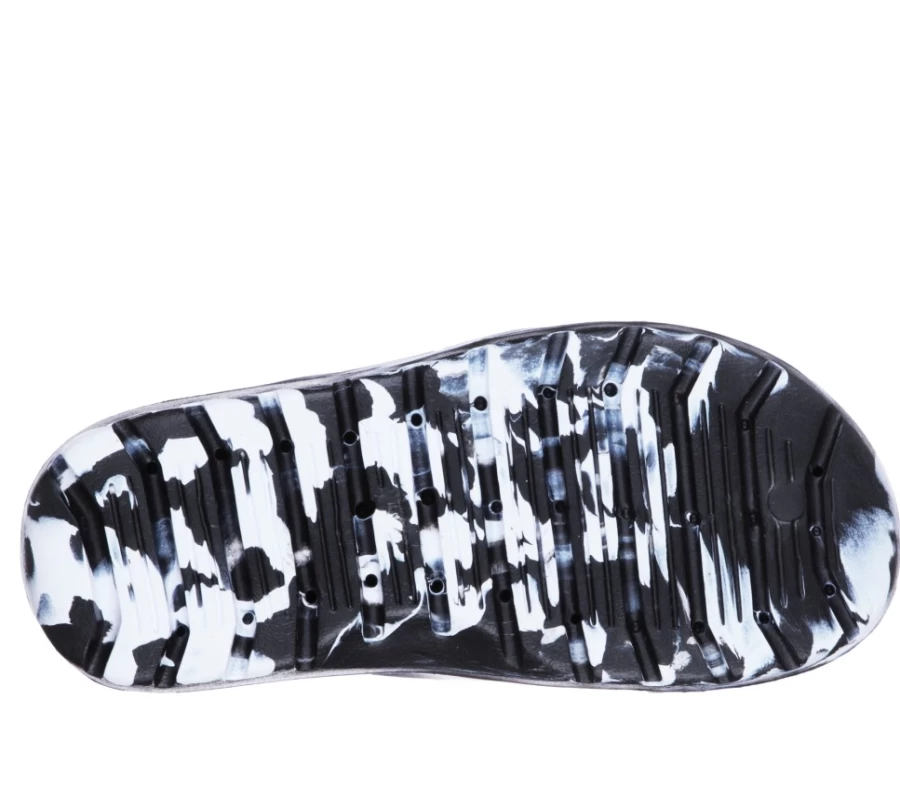 SKECHERS Kids' Aqua Spurt Sneakers in Black & White