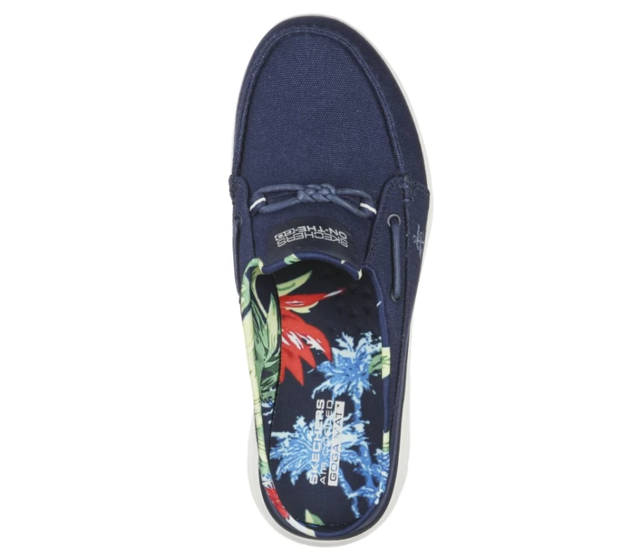 SKECHERS Women's On-The-Go Flex Sneakers in Navy - Comfortable Walking Shoes