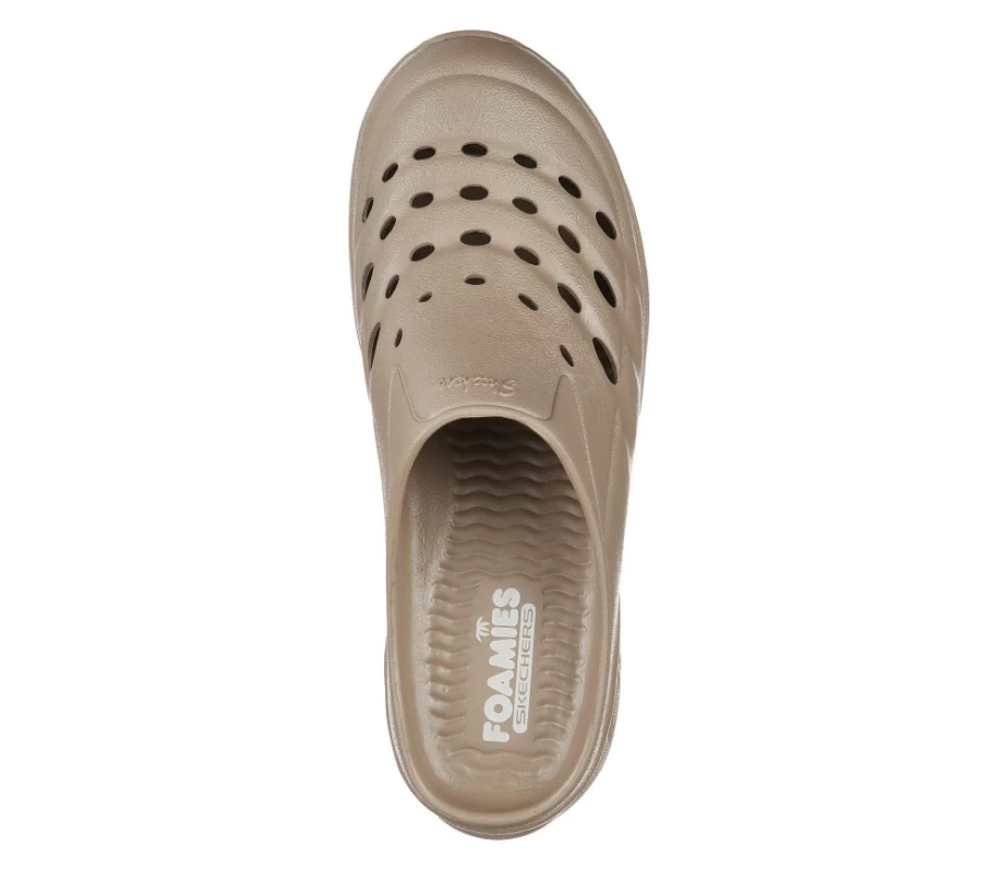 SKECHERS Women's Foamies Commute Time Essential Sneakers in Taupe