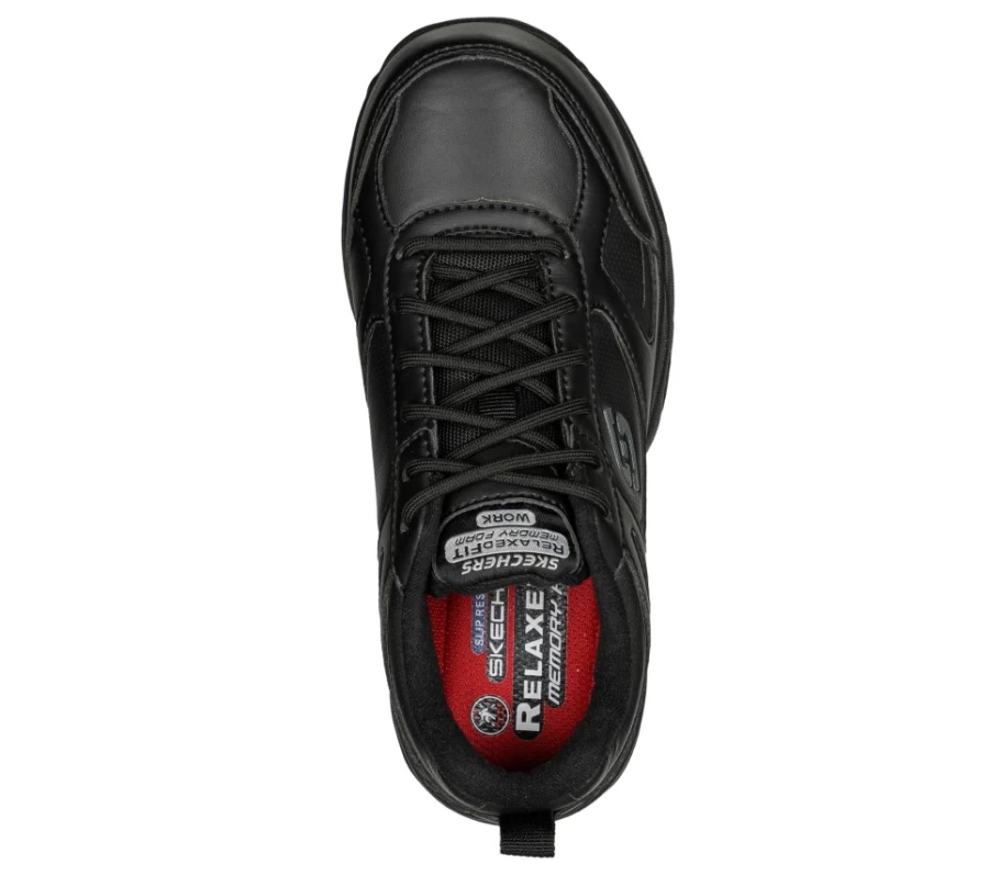 SKECHERS Women's Work Relaxed Fit Dighton - Bricelyn Sr Sneakers in Black