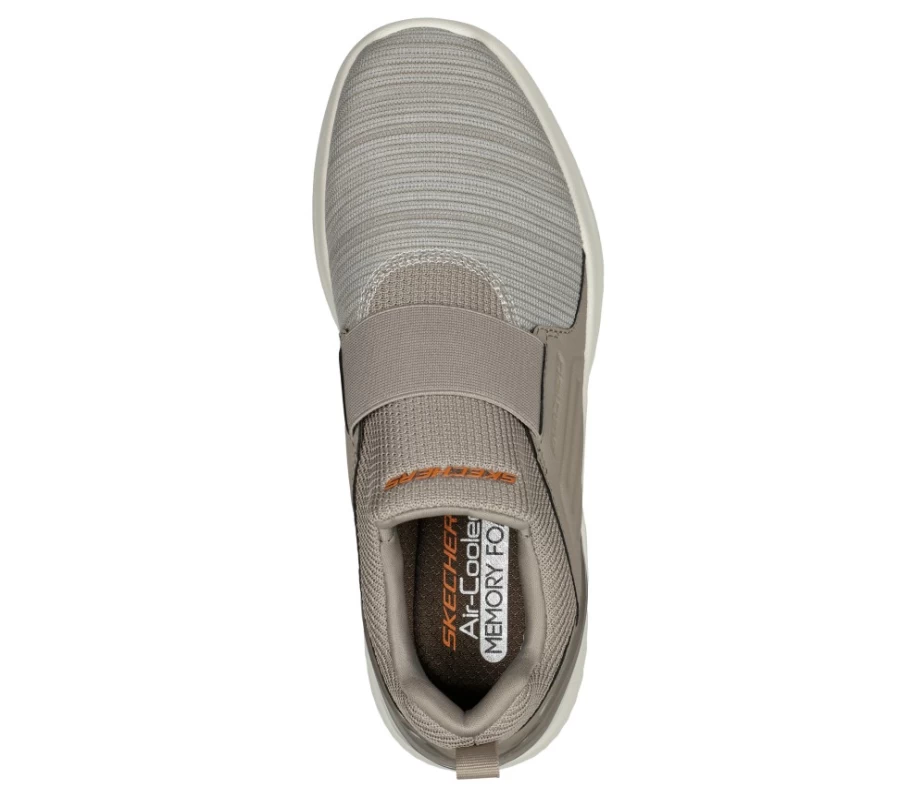 SKECHERS Men's Bounder 2.0 - Balmore Sneakers in Taupe