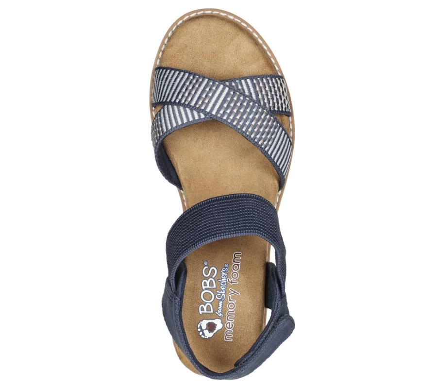 SKECHERS Women's Navy & Multi Bobs Desert Kiss - Secret Picnic Comfortable Sneakers