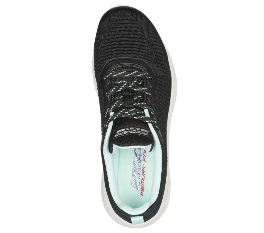 SKECHERS Women's Bobs Squad Air - Sweet Encounter Black Sneakers