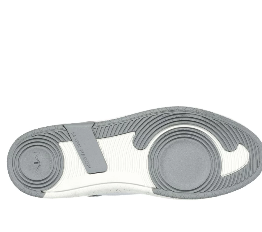 SKECHERS Men's Mark Nason Alpha Cup - Tavin Sneakers in Gray & White