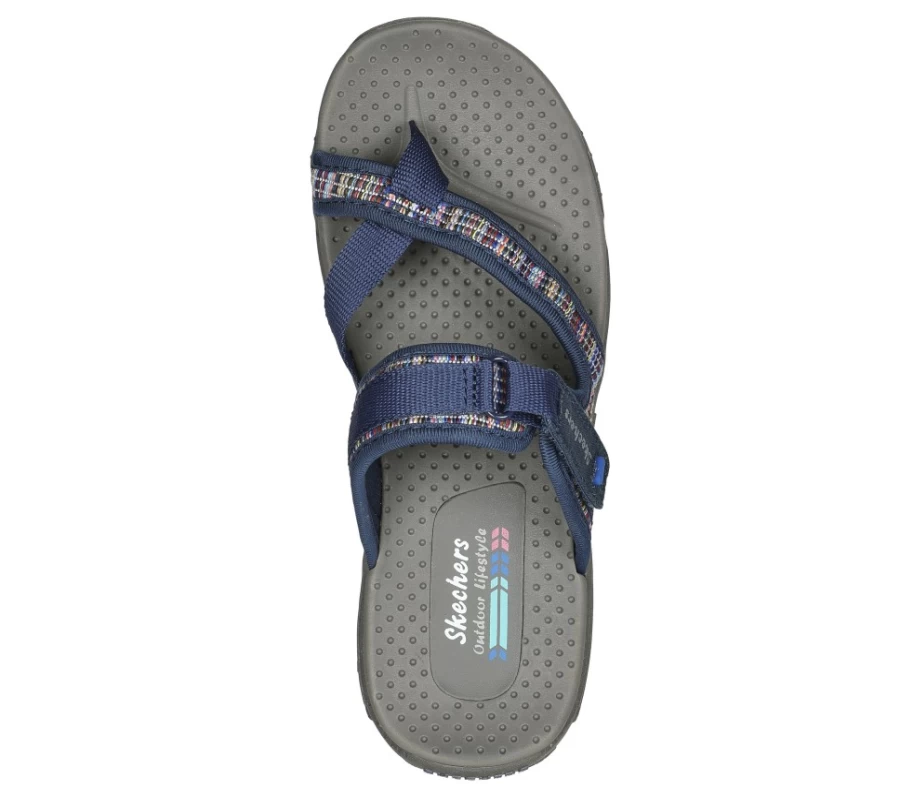 SKECHERS Women's Reggae All Natural Sneakers in Navy/Multi Color