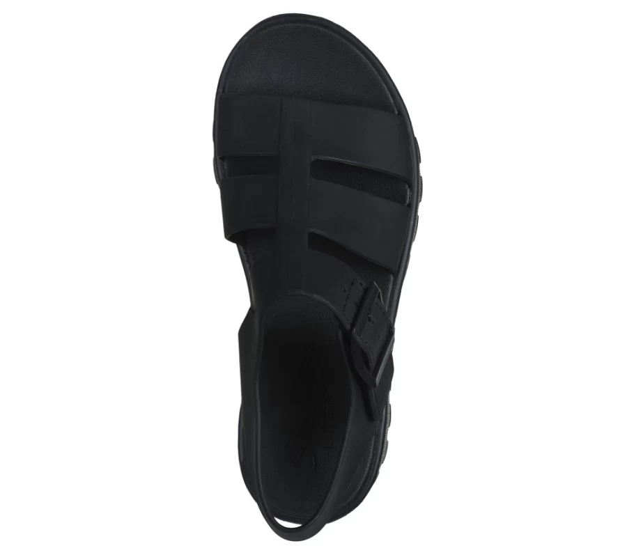 SKECHERS Women's Black Foamies Footsteps - Back To Basics Sneakers