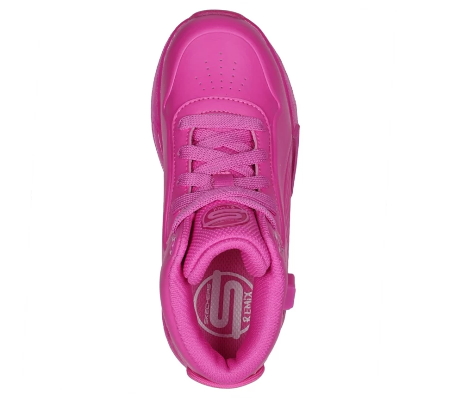 SKECHERS Kids S-Lights Remix Sneakers in Hot Pink - Lightweight Athletic Shoes for Children