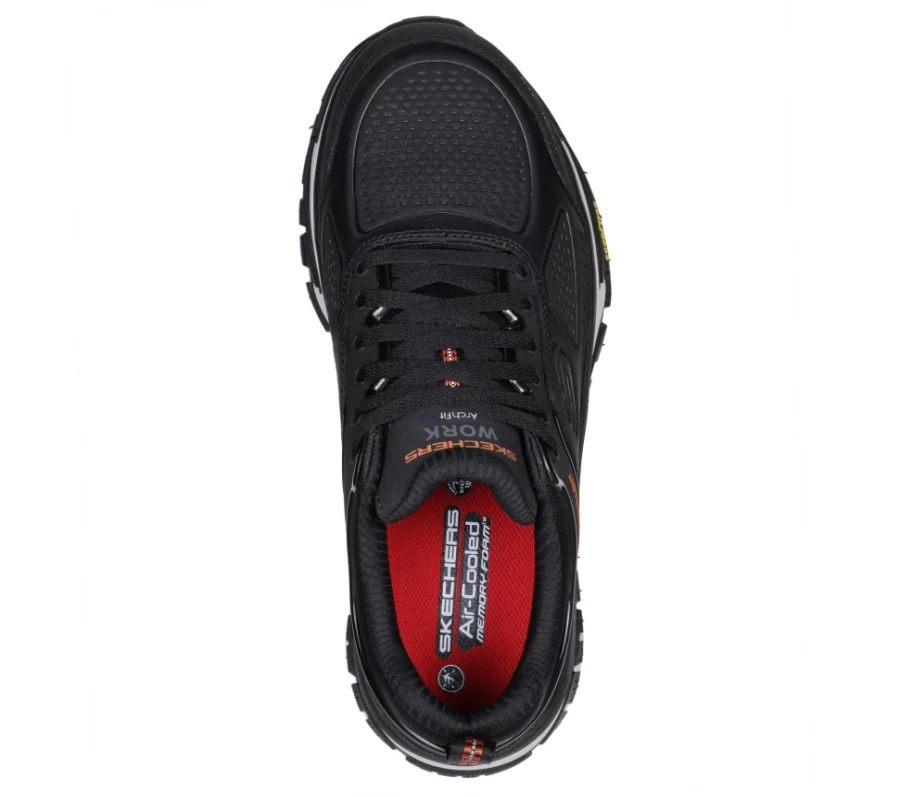 SKECHERS Men's Arch Fit Road Walker - Raylan Black Walking Shoes
