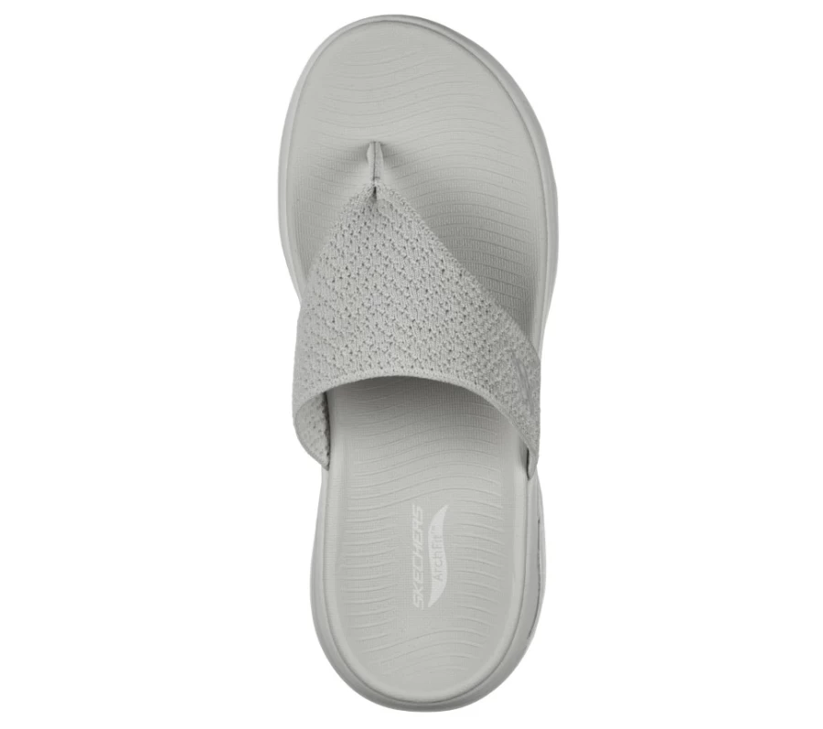SKECHERS Women's Go Walk Arch Fit - Weekender Slip-On Sneakers in Natural Color for Comfort & Support