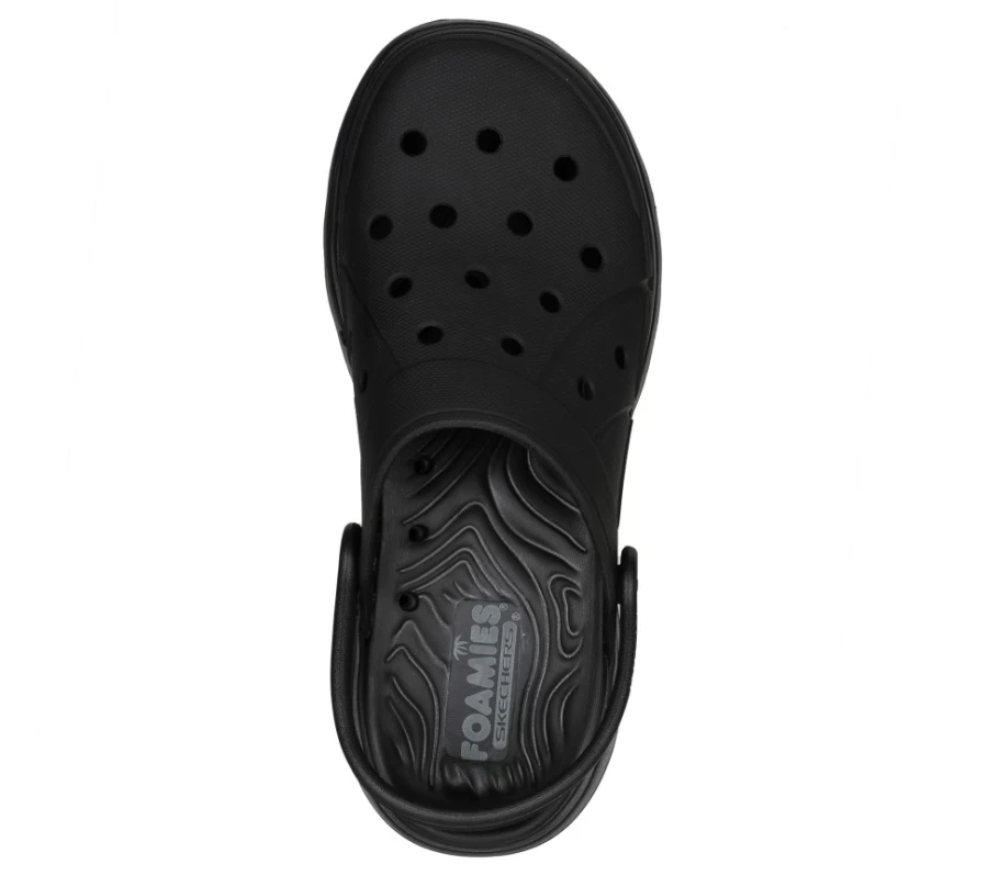 SKECHERS Men's Go Walk 5 Sneakers in Black - Lightweight Foamies Comfort Walking Shoes