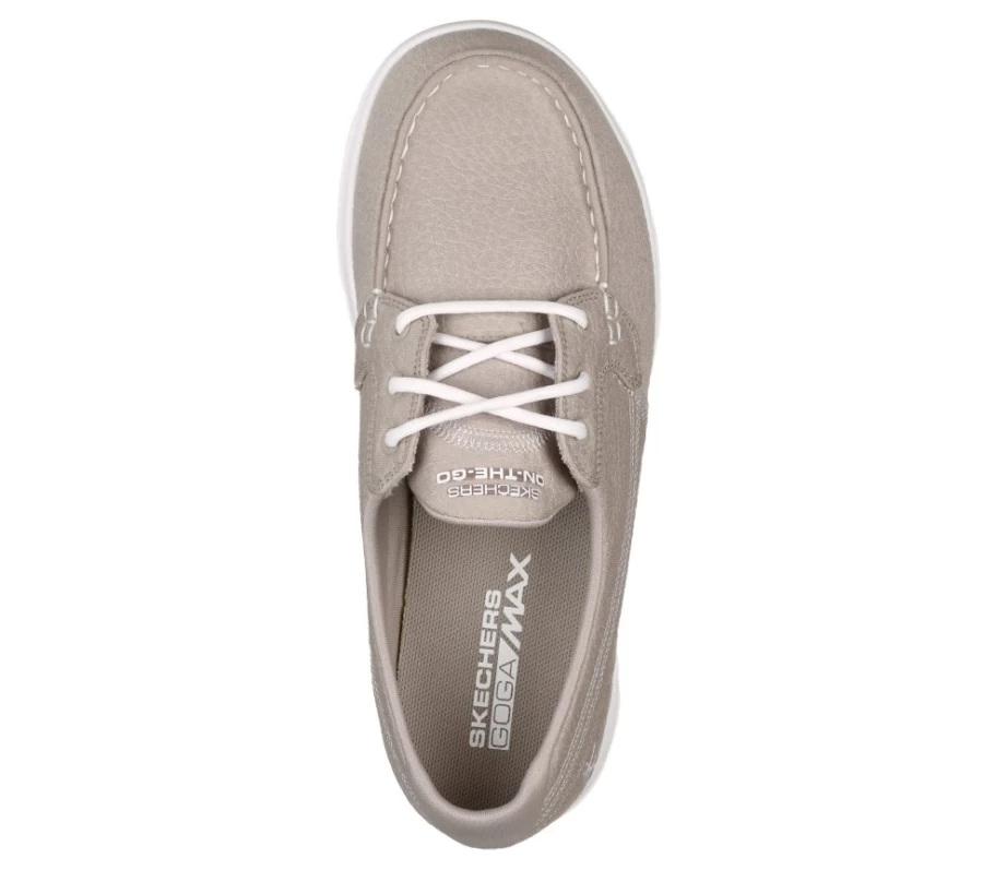 SKECHERS Women's Go Walk Lite - Eclipse Sneakers in Natural | Lightweight Comfort Walking Shoes