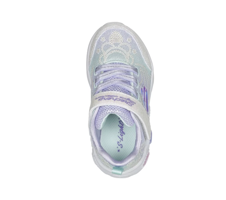 SKECHERS Kids' Lavender & Multi Princess Wishes Sneakers