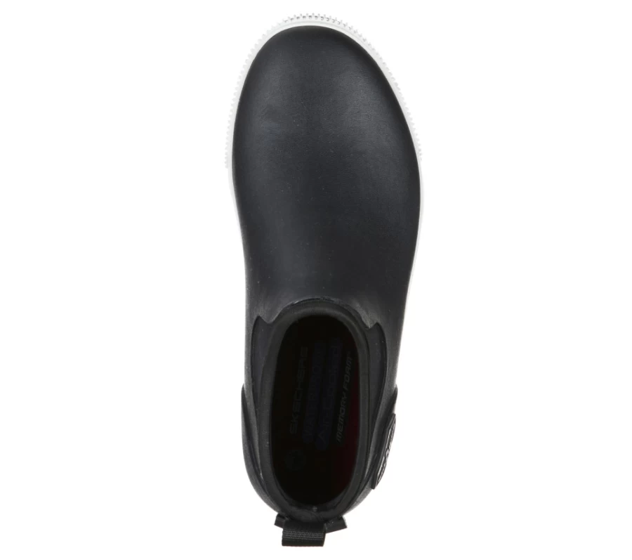 SKECHERS Men's Moltke WP Black Work Shoes