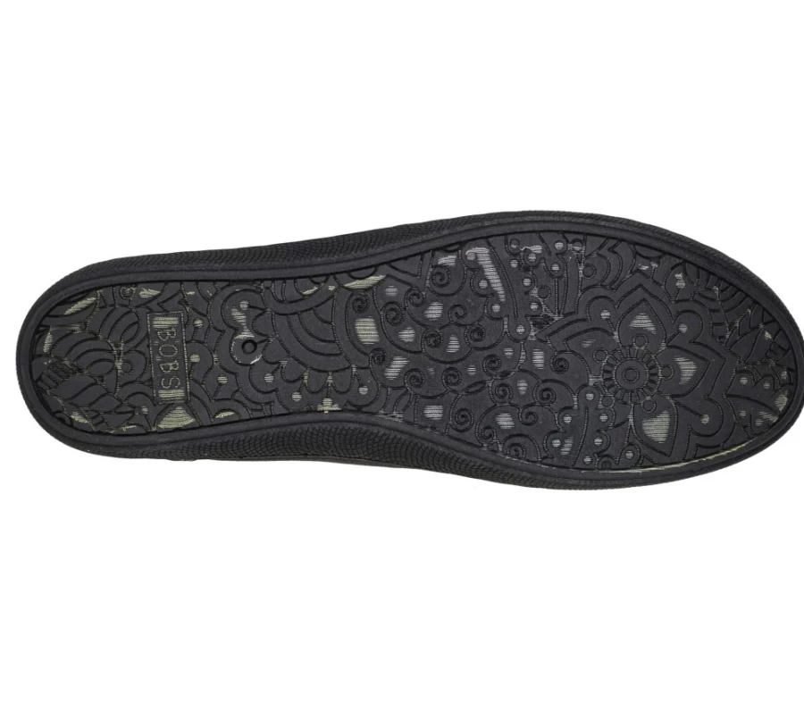 SKECHERS Women's Bobs B Cute - Cozy Kick Slip-On Sneakers in Black