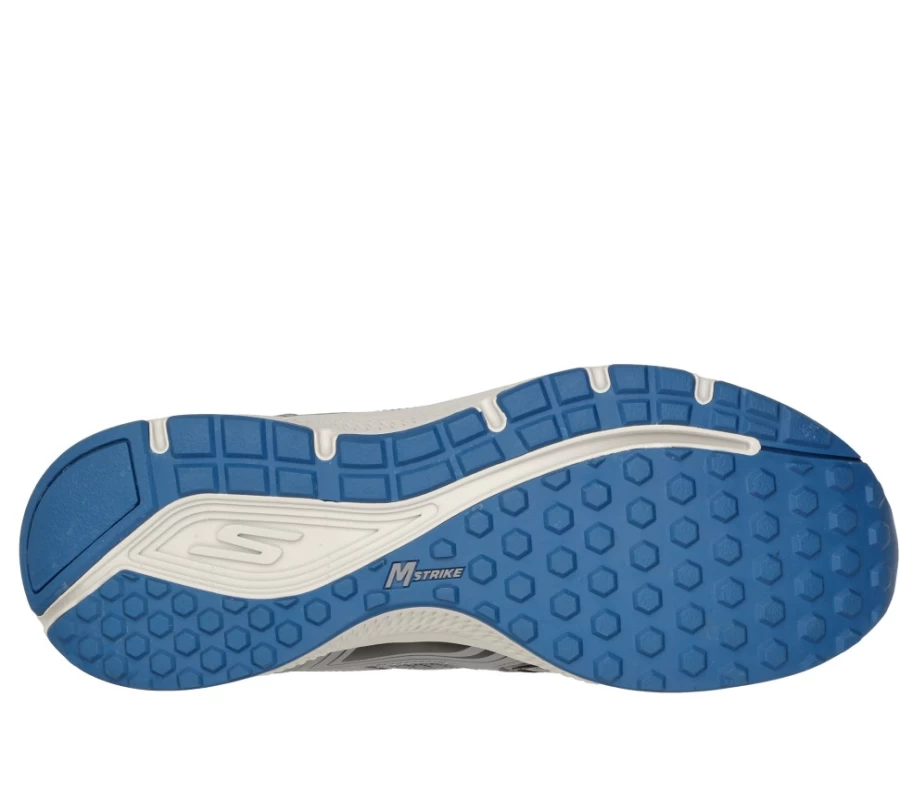 SKECHERS Men's Go Run Consistent - Lightweight Running Shoes in Gray/Blue