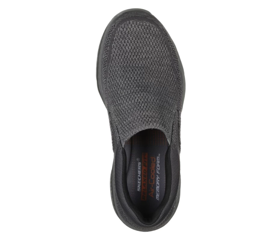 SKECHERS Men's Creston Barron Relaxed Fit Sneakers in Gray
