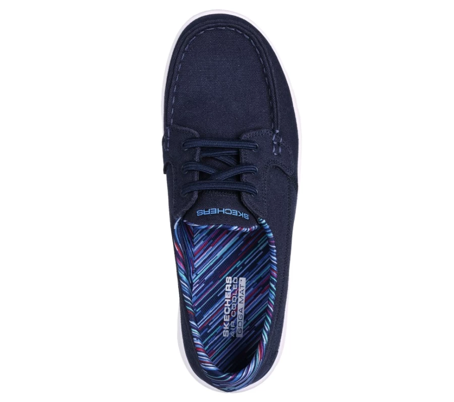 SKECHERS Women's On-The-Go Flex - Luminescent Sneakers in Navy for Comfort & Style