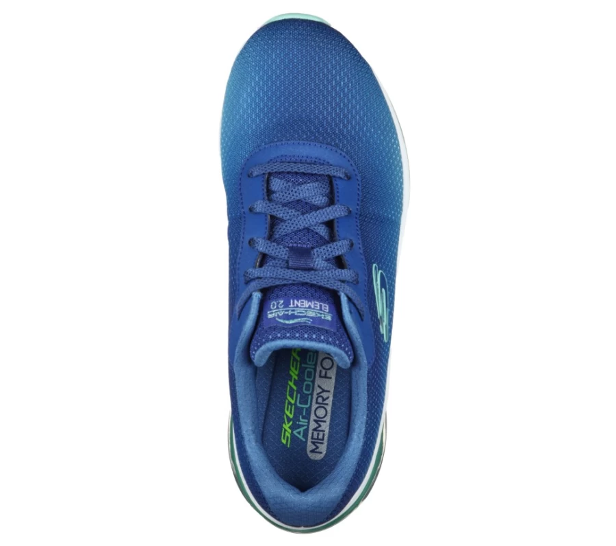 SKECHERS Women's Skech-Air Element 2.0 Sneakers in Navy/Aqua | Lightweight Comfort Walking Shoes