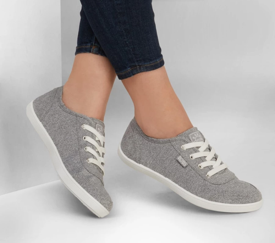 SKECHERS Women's Gray Bobs B Cute - Fresh Times Sneakers