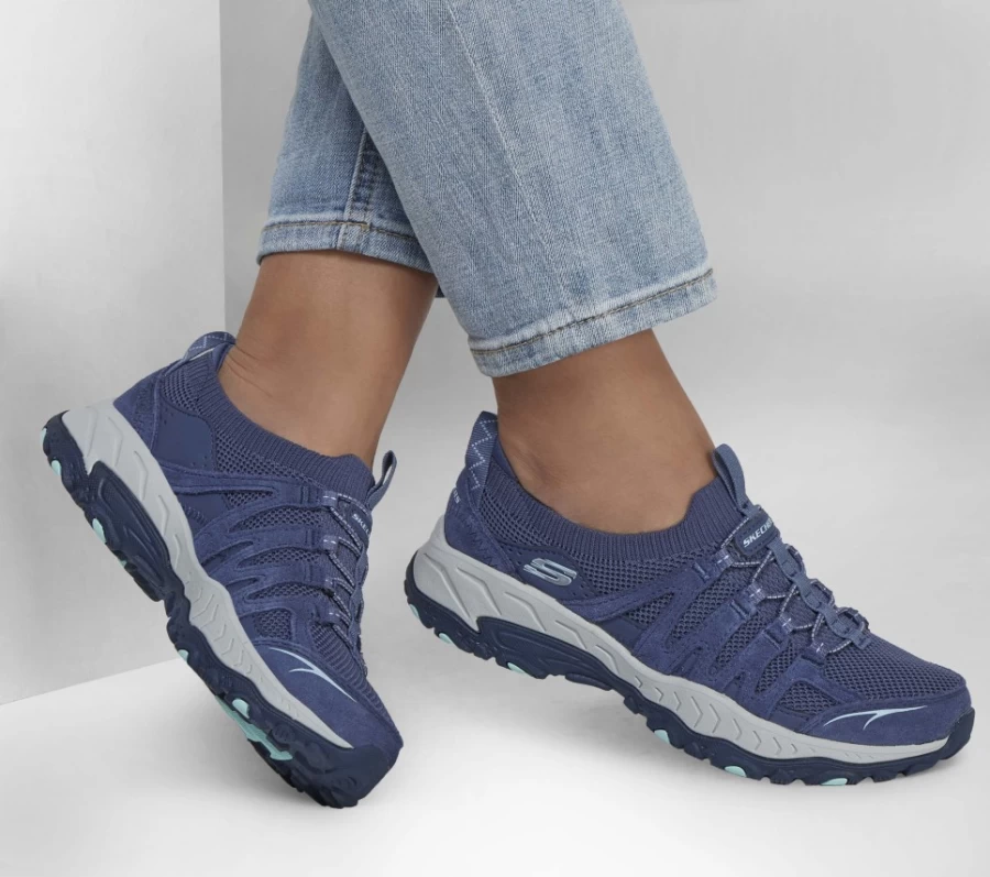 SKECHERS Women's Trail Bound Sneakers in Navy - Grand Peak Hiking Shoes for Women