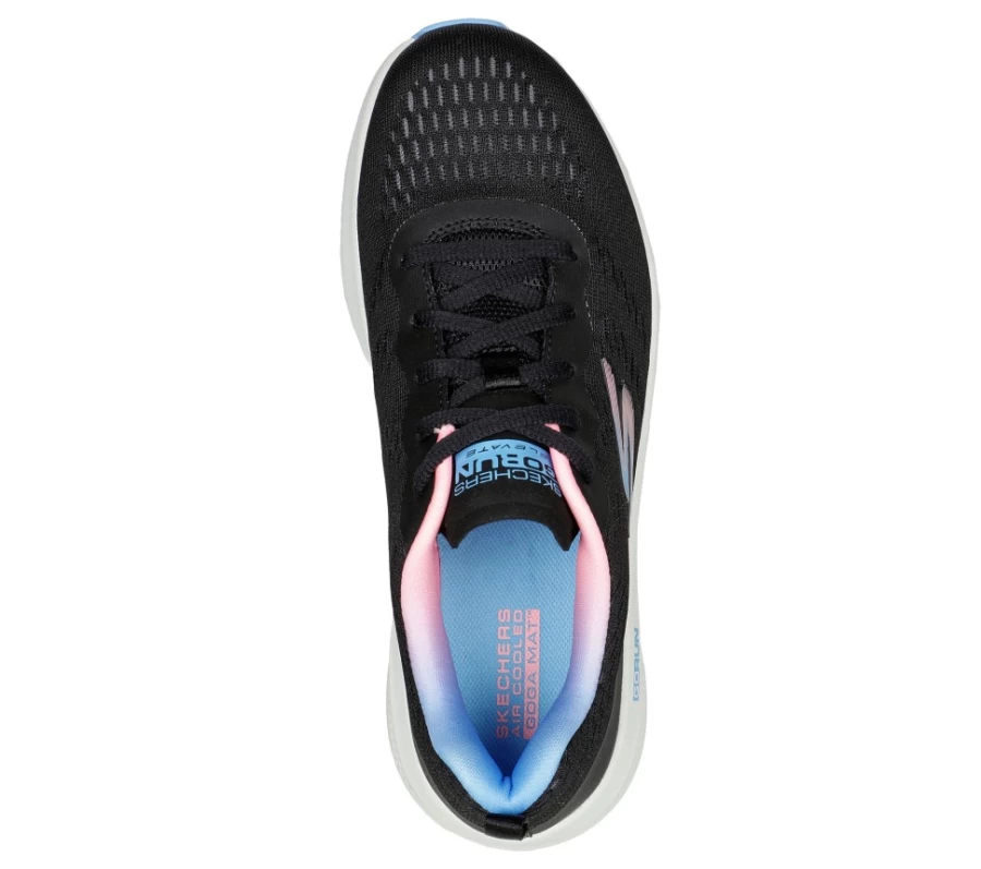 SKECHERS Women's Go Run Elevate - Double Time Running Shoes in Black / Multi
