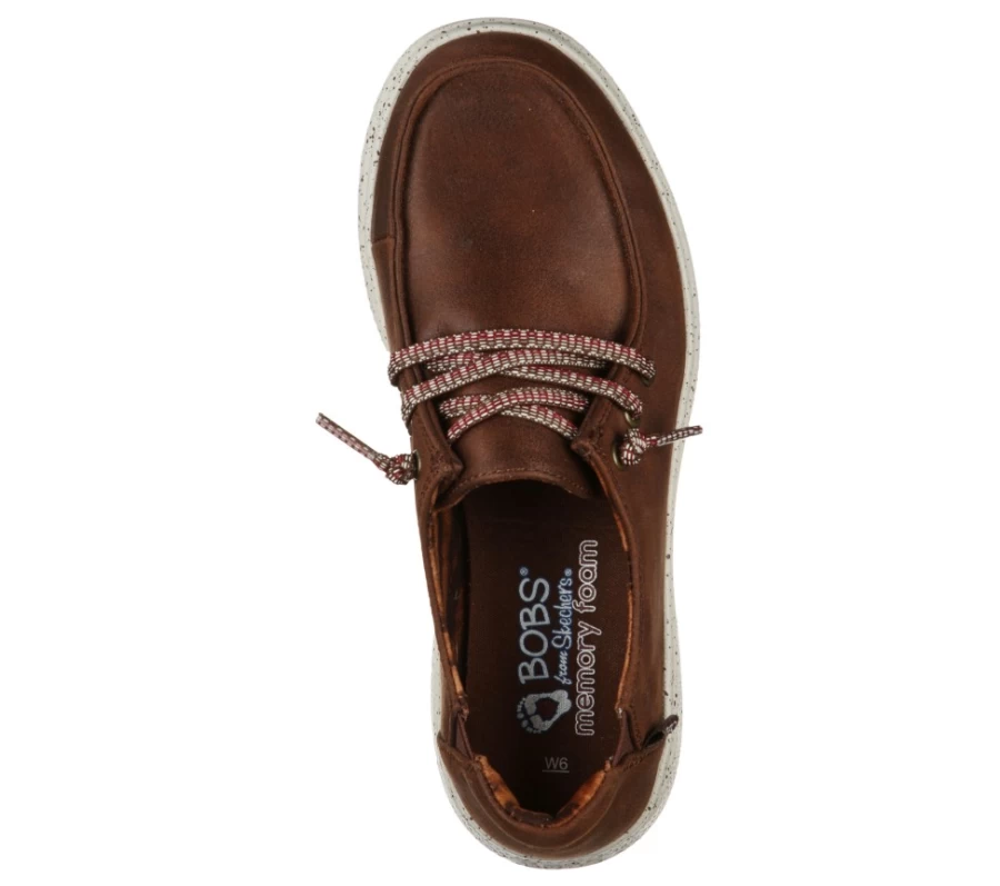 SKECHERS Women's Bobs Skipper - Sandbar Social Slip-On Sneakers in Brown