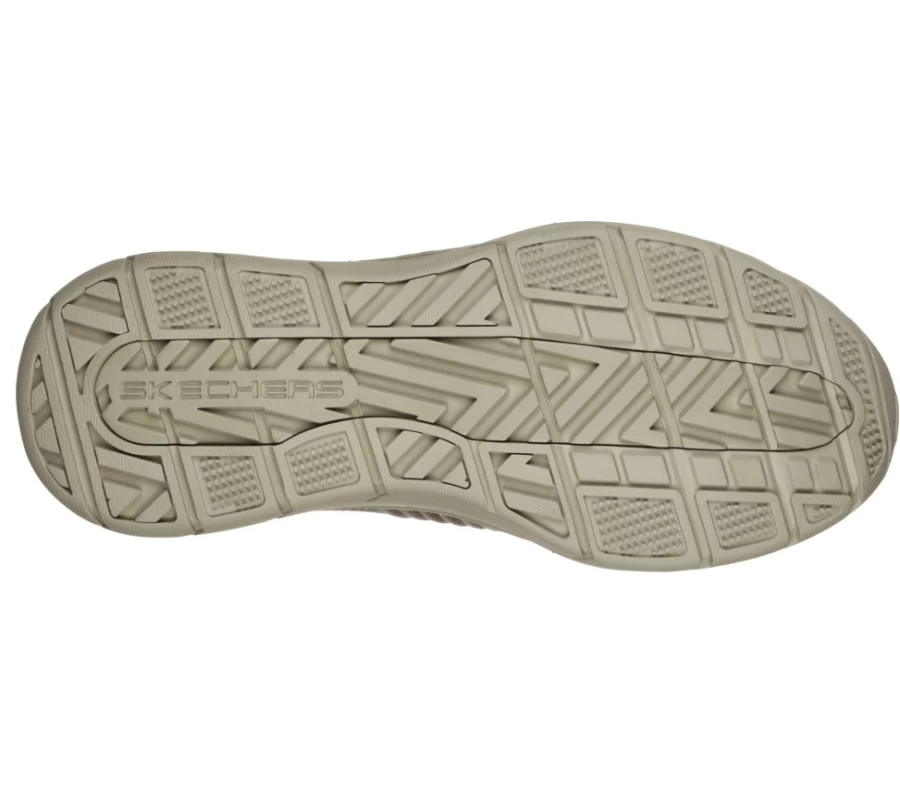 SKECHERS Men's Relaxed Fit Expected 2.0 Sneakers in Light Brown - Hersch Style Comfort Shoes