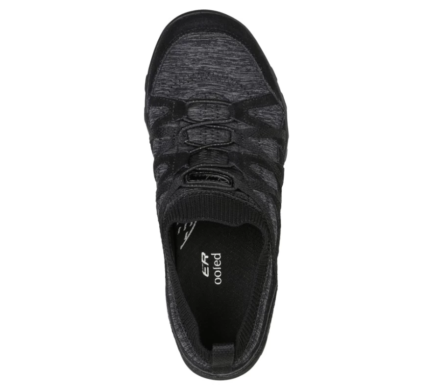 SKECHERS Women's Arch Fit Comfy Sneakers - Bold Statement in Black | Supportive & Stylish Walking Shoes