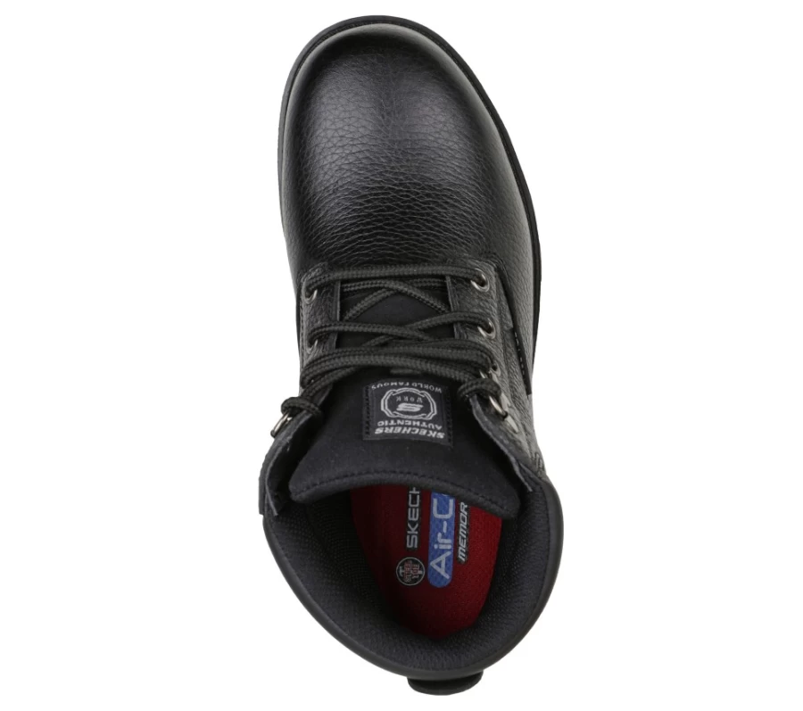 SKECHERS Women's Ravlas St Black Work Shoes