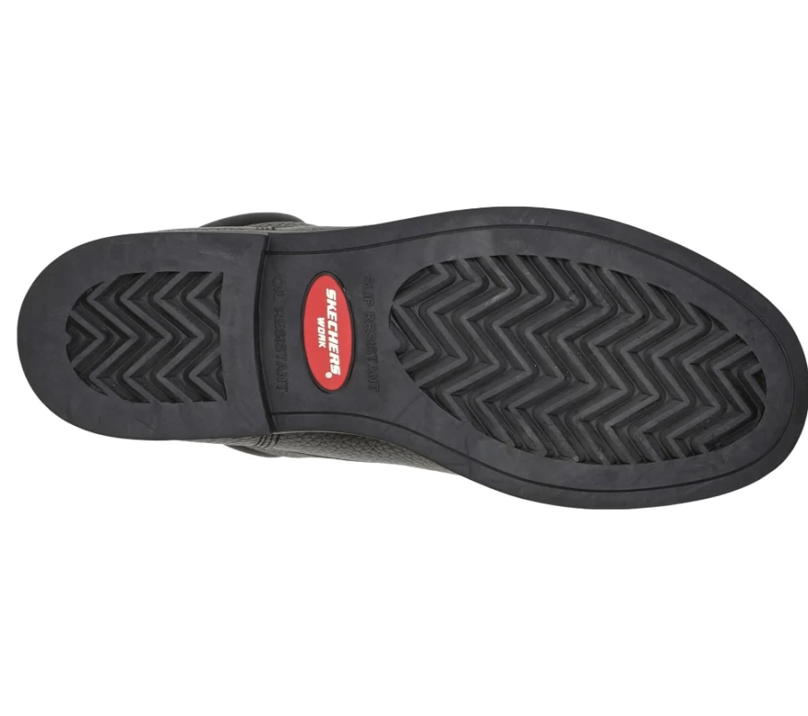 SKECHERS Women's Ravlas St Black Work Shoes
