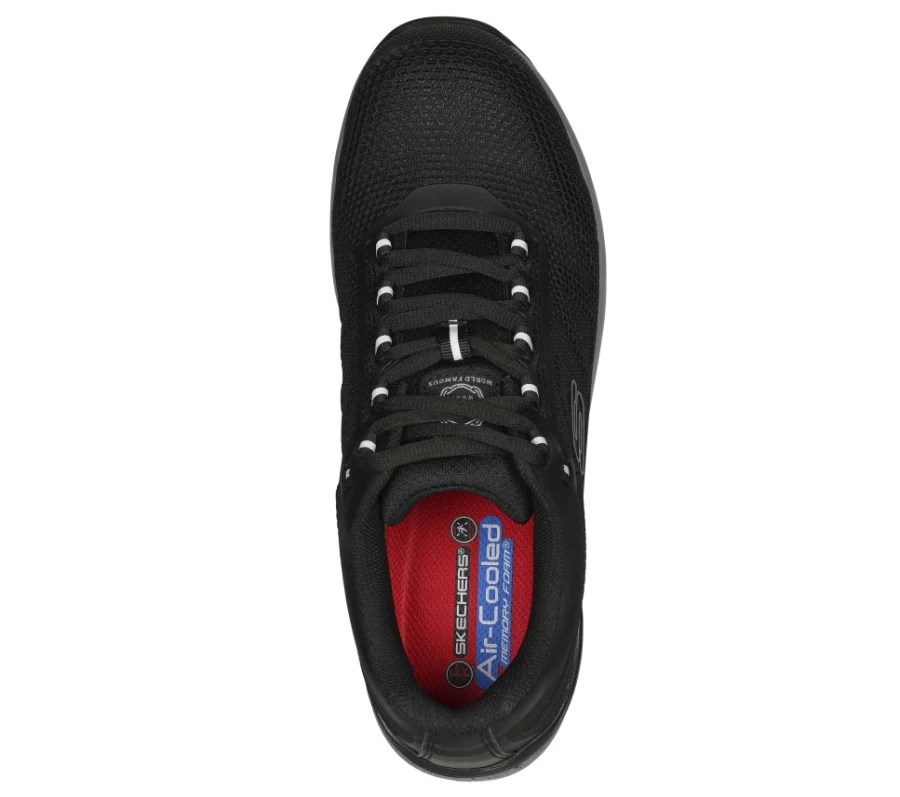 SKECHERS Men's Black Bulklin Composite Toe Work Shoes