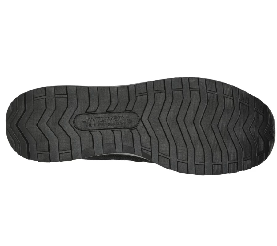 SKECHERS Men's Black Bulklin Composite Toe Work Shoes