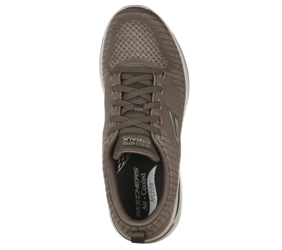 SKECHERS Men's Go Walk Arch Fit - Grand Select Walking Shoes in Taupe