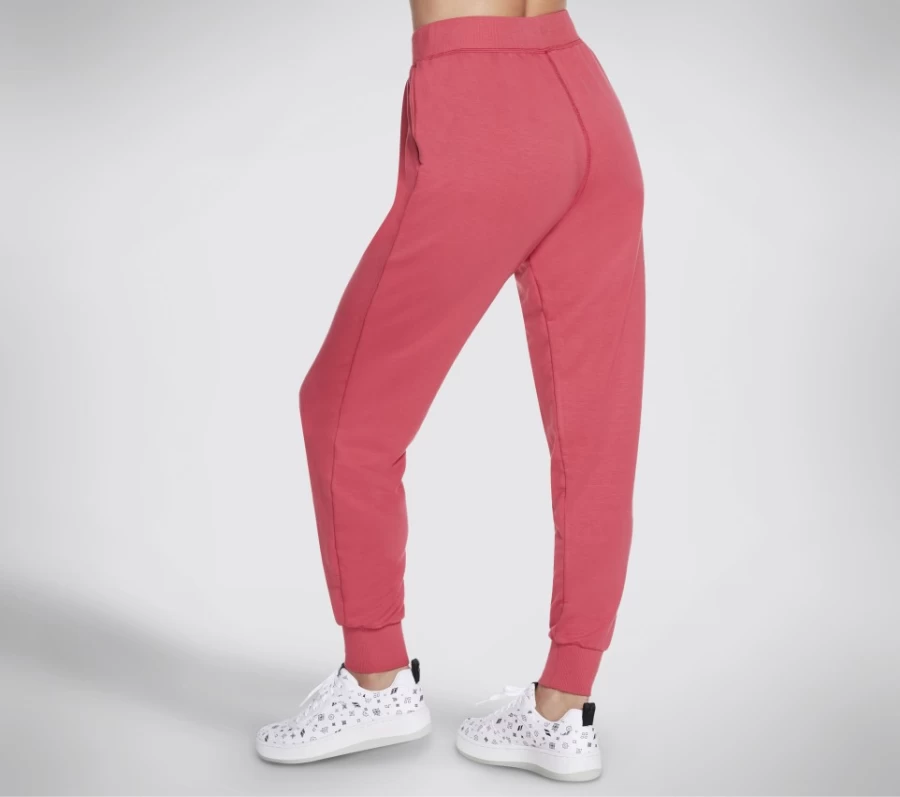 SKECHERS Women's Restful Jogger Pants - Red & Pink Comfortable Lounge Pants