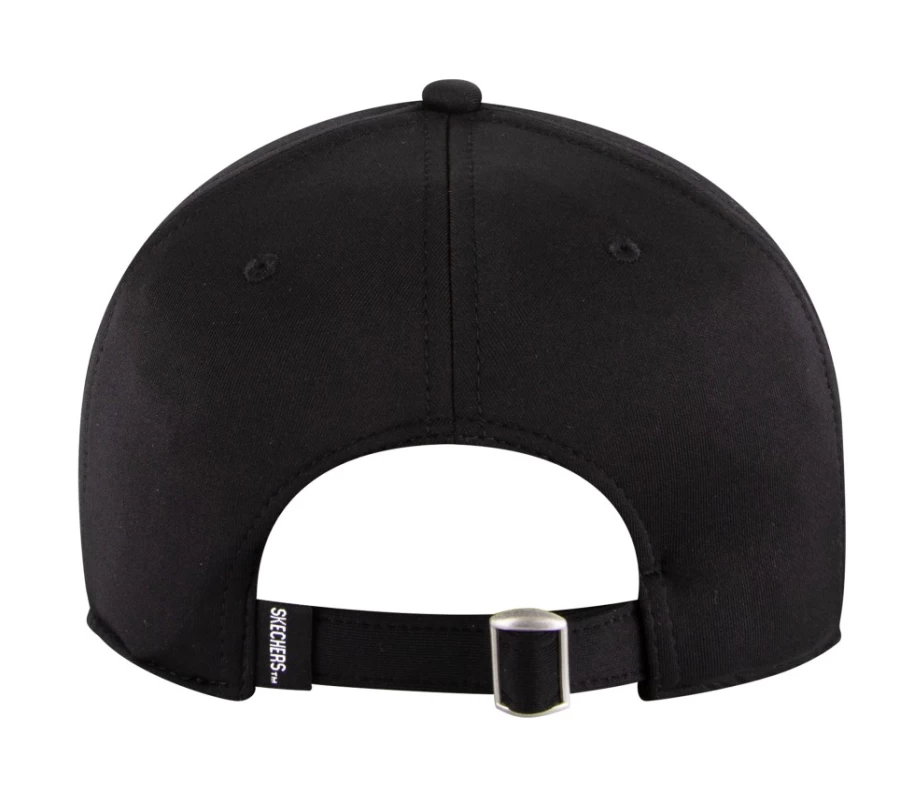 SKECHERS Women's Black Tonal Logo Baseball Cap
