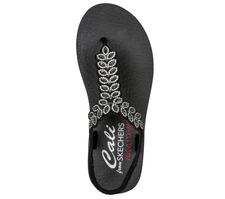 "SKECHERS Women's Black Meditation - Happy Tears Comfortable Walking Shoes"