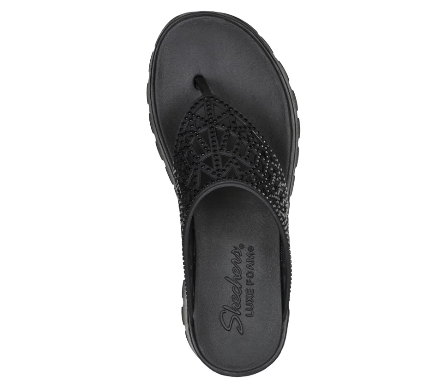 SKECHERS Women's Black Foamies Footsteps - Comfortable & Stylish Sneakers