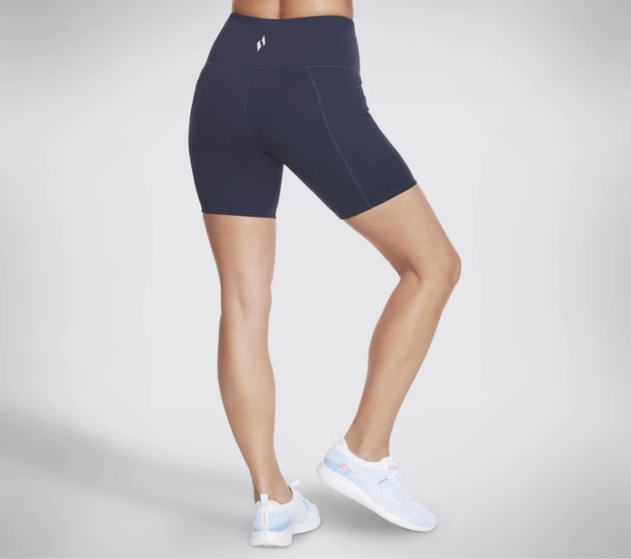 SKECHERS Women's Navy Gowalk Goflex 6-Inch Bike Shorts for Comfort & Flexibility