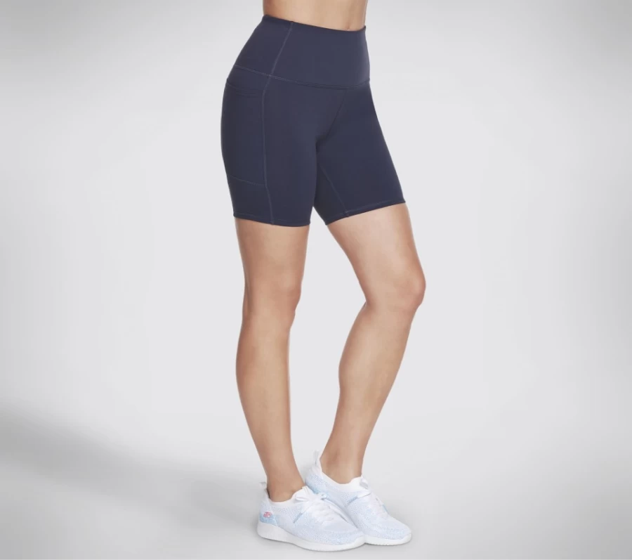 SKECHERS Women's Navy Gowalk Goflex 6-Inch Bike Shorts for Comfort & Flexibility