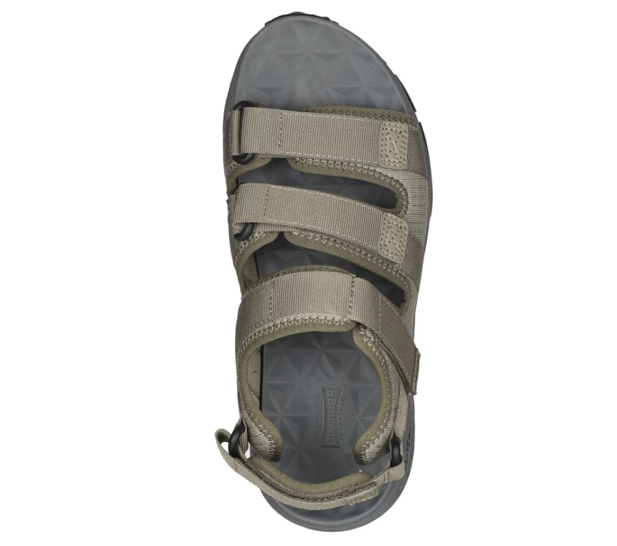 SKECHERS Men's Wilacre Escape Plan Trail Sandal in Tan - Lightweight Hiking Shoes