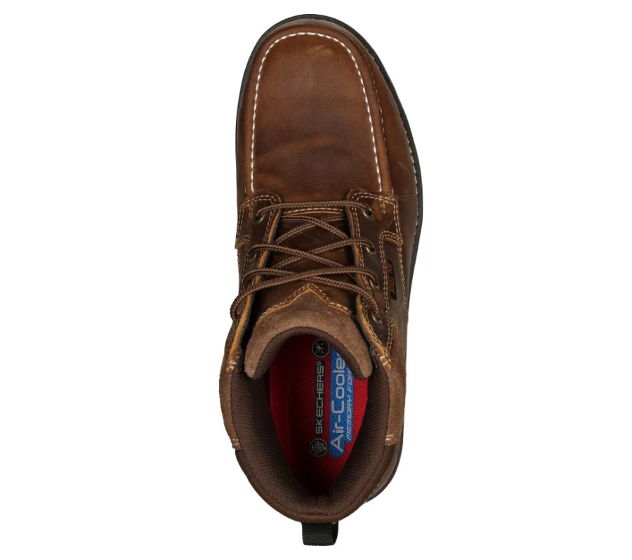 SKECHERS Men's Brown Kadmiel - Kaed St Work Shoes