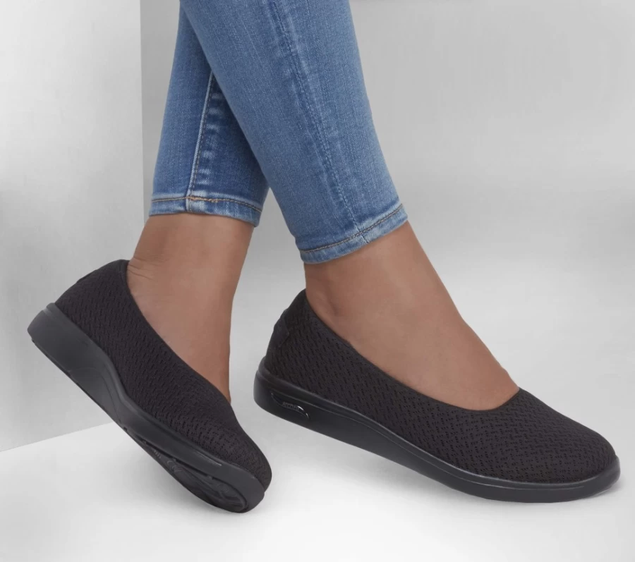SKECHERS Arch Fit Uplift - Women's Black Sneakers for Comfort & Style